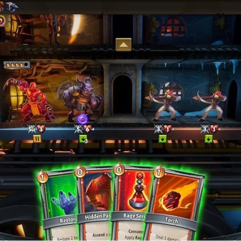 Nintendo Switch Game - Monster Train First Class with Red and Blue Artwork